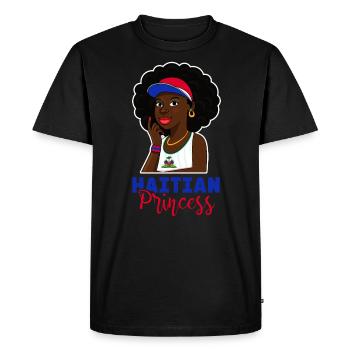 Vacances Haïti Caraïbes - T-shirt Premium bio Homme - noir - Devant - Nico (187cm)