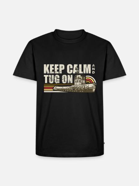 Schlepper Schleppboot Tug Life - Men's Premium Organic T-Shirt - black