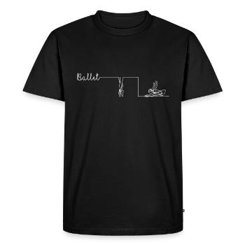ballet - Men's Premium Organic T-Shirt - black - Front - Nico (187cm)