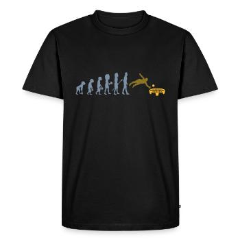 Spikeball - Evolution of Roundnet| Colors changeable - Men's Premium Organic T-Shirt - black - Front - Nico (187cm)