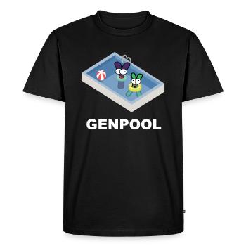 Chemise de biologie drôle - T-shirt Premium bio Homme - noir - Devant - Nico (187cm)