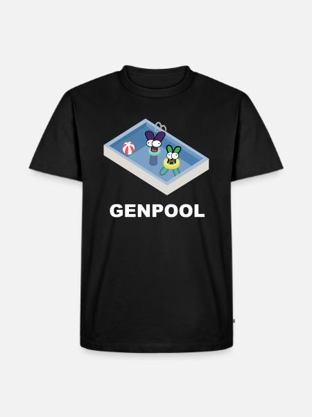 Genpool Lustiges Biologie Shirt - Männer Premium Bio T-Shirt - Schwarz