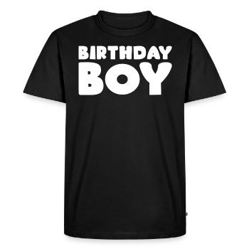 Anniversaire Garçon Fête Anniversaire Enfant - T-shirt Premium bio Homme - noir - Devant - Nico (187cm)