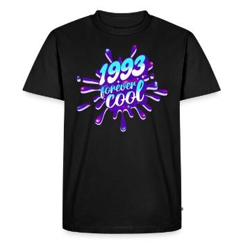 Année Cool 1993 Anniversaire 30 Ans - T-shirt Premium bio Homme - noir - Devant - Nico (187cm)