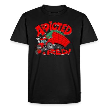 Addicted2RED - T-shirt Premium bio Homme - noir - Devant - Nico (187cm)