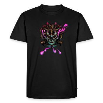 Démon - T-shirt Premium bio Homme - noir - Devant - Nico (187cm)