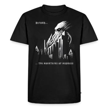 Lovecraft's visions: Cthulhu -mountains of madness - Men's Premium Organic T-Shirt - black - Front - Nico (187cm)