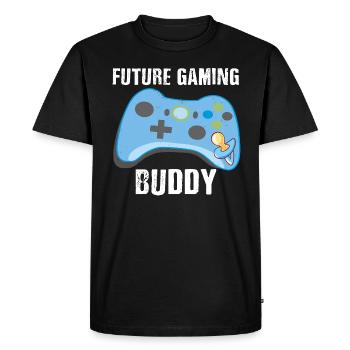 Future Gaming Buddy - T-shirt Premium bio Homme - noir - Devant - Nico (187cm)