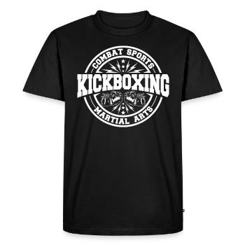 Kickboxing Kickboxer Kickboxing Gift - T-shirt Premium bio Homme - noir - Devant - Nico (187cm)