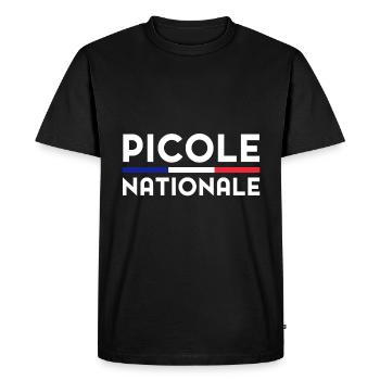 Police Nationale Drôle Picole Nationale Cadeau - T-shirt Premium bio Homme - noir - Devant - Nico (187cm)