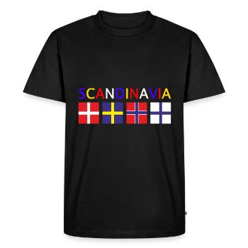 Scandinavie - T-shirt Premium bio Homme - noir - Devant - Nico (187cm)