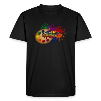artiste - T-shirt Premium bio Homme - noir - Devant - Nico (187cm)