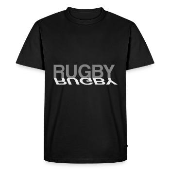 Rugby Player Sport Rugby Gift Rugby Coach - Men's Premium Organic T-Shirt - black - Front - Nico (187cm)