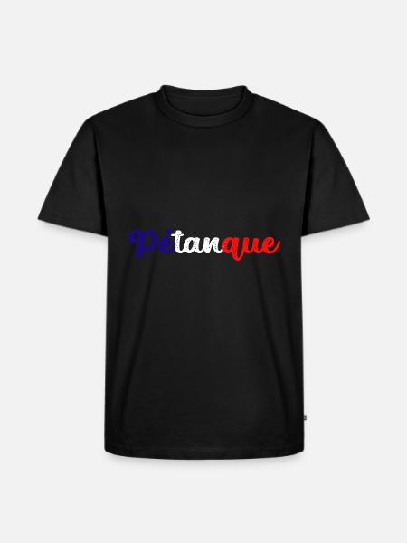 Petanque, for bowling - Men's Premium Organic T-Shirt - black