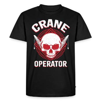 Grutier grutier - T-shirt Premium bio Homme - noir - Devant - Nico (187cm)