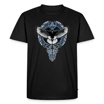 Wikinger Adler - T-shirt Premium bio Homme - noir - Devant - Nico (187cm)