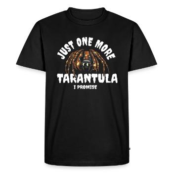 Tarentule Arachnide de compagnie - T-shirt Premium bio Homme - noir - Devant - Nico (187cm)