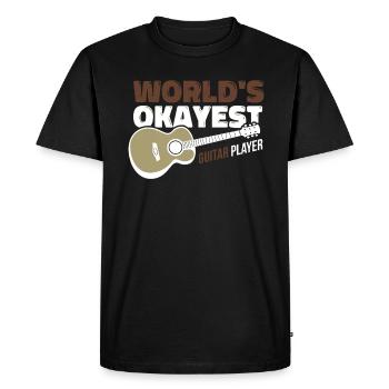 Guitariste Basse Musique Instrument de basse - T-shirt Premium bio Homme - noir - Devant - Nico (187cm)
