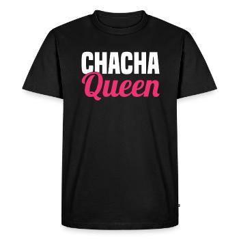 Musique de danse chacha pratiquant le latin - T-shirt Premium bio Homme - noir - Devant - Nico (187cm)