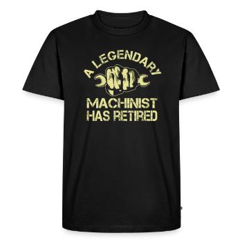 Problèmes de tolérance des mécaniciens du CNC - T-shirt Premium bio Homme - noir - Devant - Nico (187cm)