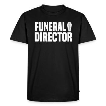 Funeral Funeral - Men's Premium Organic T-Shirt - black - Front - Nico (187cm)