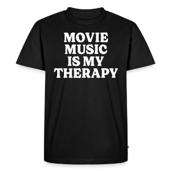 Fan Musique De Film Thérapie Musique De Film - T-shirt Premium bio Homme - noir - Devant - Nico (187cm)