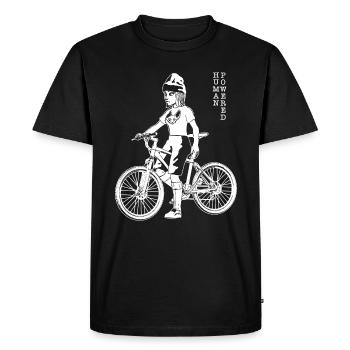 Radler-Style: Élégant et puissant sur la route. - T-shirt Premium bio Homme - noir - Devant - Nico (187cm)
