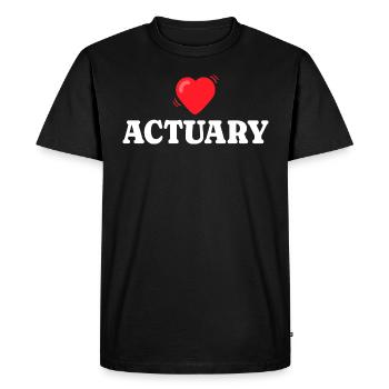 Actuarial Analyst Couple Actuary - Men's Premium Organic T-Shirt - black - Front - Nico (187cm)