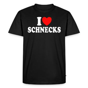 Raisin bread Schneck pastry chef - Men's Premium Organic T-Shirt - black - Front - Nico (187cm)
