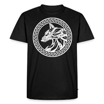 Vikings - T-shirt Premium bio Homme - noir - Devant - Nico (187cm)
