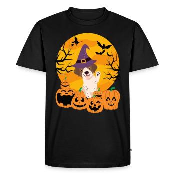 Deutsch Pointer Halloween Costume Chien - T-shirt Premium bio Homme - noir - Devant - Nico (187cm)