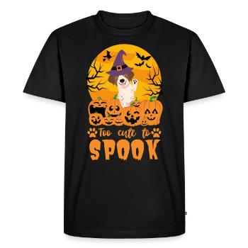Deutsch Pointer Halloween Costume Chien - T-shirt Premium bio Homme - noir - Devant - Nico (187cm)