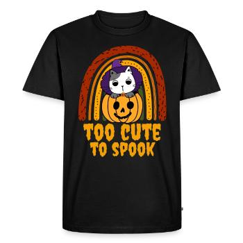Halloween Cat for Halloween - Men's Premium Organic T-Shirt - black - Front - Nico (187cm)