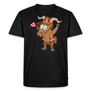Capricorn Fan Canada - T-shirt Premium bio Homme - noir - Devant - Nico (187cm)
