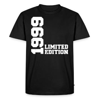 Vintage 1999 Classic 1999 Anniversary Gift - Men's Premium Organic T-Shirt - black - Front - Nico (187cm)