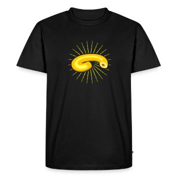Italian Noodles Noodle Pasta Lovers - Men's Premium Organic T-Shirt - black - Front - Nico (187cm)