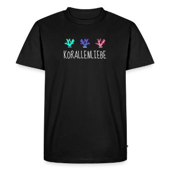 Amour des coraux Coraux Aquarium de corail Cadeau - T-shirt Premium bio Homme - noir - Devant - Nico (187cm)