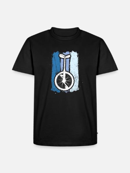 unicycle - Men's Premium Organic T-Shirt - black