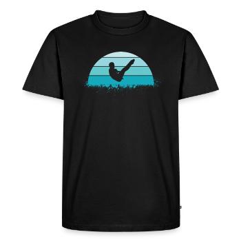 Plongée sous-marine - T-shirt Premium bio Homme - noir - Devant - Nico (187cm)