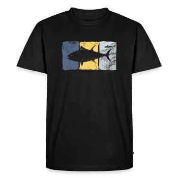 Hochsee Angeln Thunfisch - T-shirt Premium bio Homme - noir - Devant - Nico (187cm)