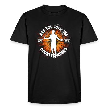 Seilspringer jump rope jump rope - Men's Premium Organic T-Shirt - black - Front - Nico (187cm)