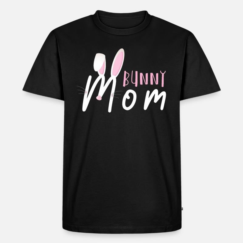 Hasen Kaninchen - Männer Premium Bio T-Shirt - Schwarz