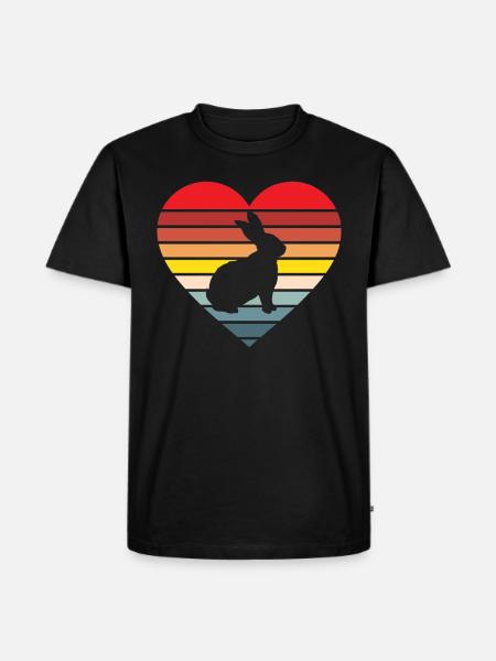 Lapins lapins - T-shirt Premium bio Homme - noir