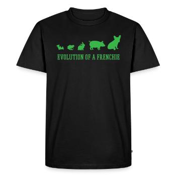 Bulldog French Bulldog English Bulldog - Men's Premium Organic T-Shirt - black - Front - Nico (187cm)