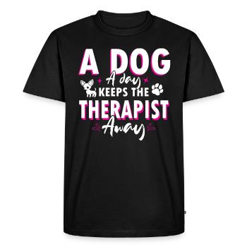 Chihuahua - T-shirt Premium bio Homme - noir - Devant - Nico (187cm)
