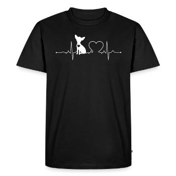 Chihuahua - Men's Premium Organic T-Shirt - black - Front - Nico (187cm)