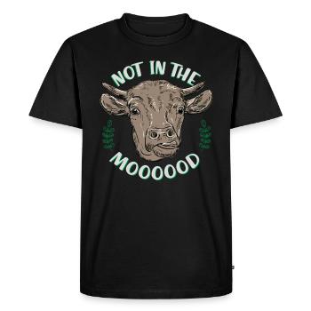 Agriculteur paysanne - T-shirt Premium bio Homme - noir - Devant - Nico (187cm)