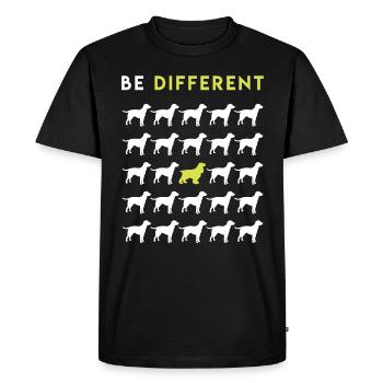 Cocker Spaniel - Men's Premium Organic T-Shirt - black - Front - Nico (187cm)