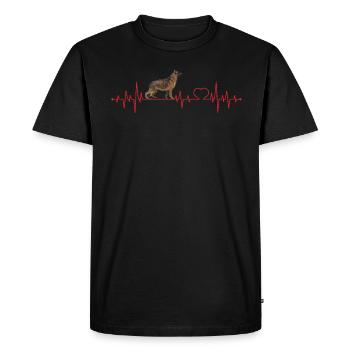 Berger allemand - T-shirt Premium bio Homme - noir - Devant - Nico (187cm)
