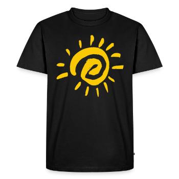 Die Sonne le soleil - T-shirt Premium bio Homme - noir - Devant - Nico (187cm)